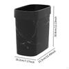 Marble Bathroom Trash Can Garbage Basket Bin Modern Container Household