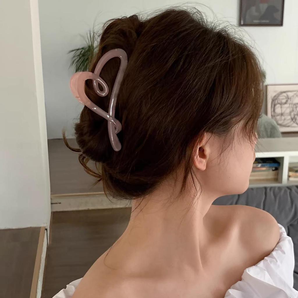 2025 Leopard Print High-End Large Shark Hair Clip for Women