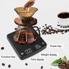 Gywjioy Coffee Scale with Espresso and Coffee Small Multifunctional Digital Kitchen Food Scale Instruction Timer, 2kg/0.1g, High-Precision Pour-Over
