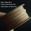 Multi-Color Hand-Twisted Cotton Rope for Beading and DIY Projects