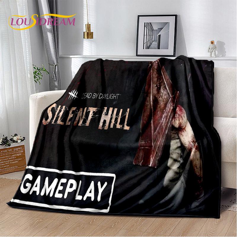 Silent Hill Horror Movie Games Soft Plush Blanket,Flannel Blanket Throw Blanket for Living Room Bedroom Bed Sofa Picnic Cover