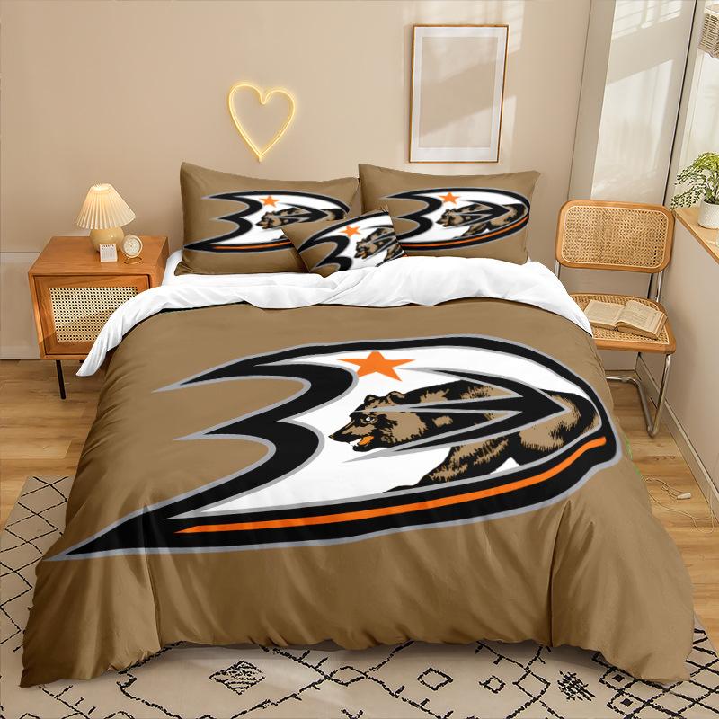 Team Icon Series 3D Digital Printing Three-Piece Bedding Kit Sheet Quilt Cover