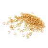 200 Pcs Jump Rings Multipurpose Stainless Steel Gold Open Jump Ring DIY Jewelry Connection Buckle
