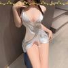 Ye Shengxian's sexy and romantic underwear, pure desire halter dress, qqny pajamas, uniform, seductive clothing, romantic and fun sleeping dress