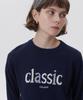 PLAC WOMEN Classic Jacquard Logo Knit Navy