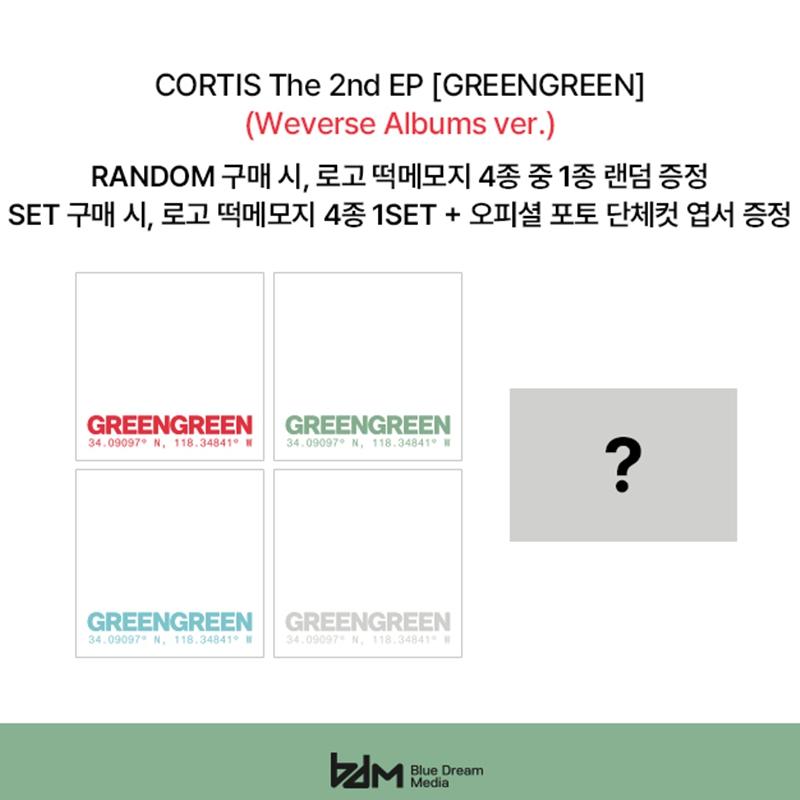 [Pre-order] CORTIS – 2nd Mini Album [GREENGREEN] Weverse Albums Ver. (Online Benefit)