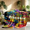 Custom Name Personalized Transformers Print Blanket, Home Decor, Bedroom, Sofa, Camping, Couch, Gifts for Birthday Christmas