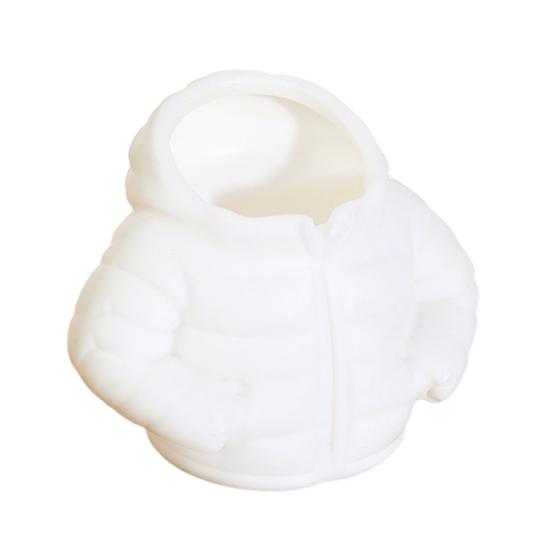Puffer Jacket Pen Holder, 3D Printed Desk Organizer, Novelty Stationery Holder for Office Home, Creative Gift for Kids Students