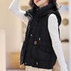 Winter Sleeveless Parka Woman Outerwears Fashion Thick Warm Women's Jackets