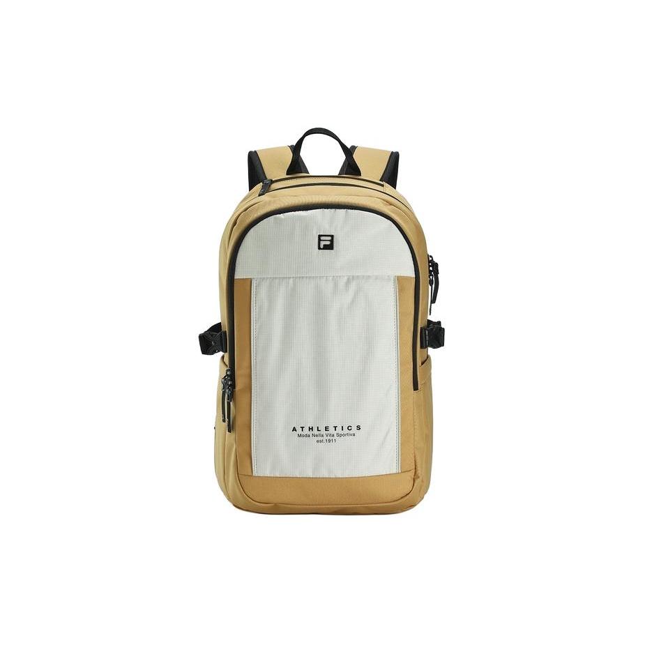 New FILA Fabric Backpack Extra Small Unisex Narcissus Ginger Yellow A13U421132FYE