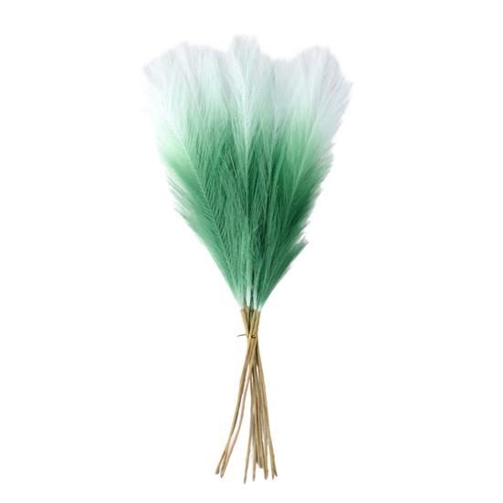 10Pcs Artificial Pampas Grass Decoration Realistic Fluffy Tall Fake Dried Grass Home Office Wedding Party Table Centerpiece Boho Decor