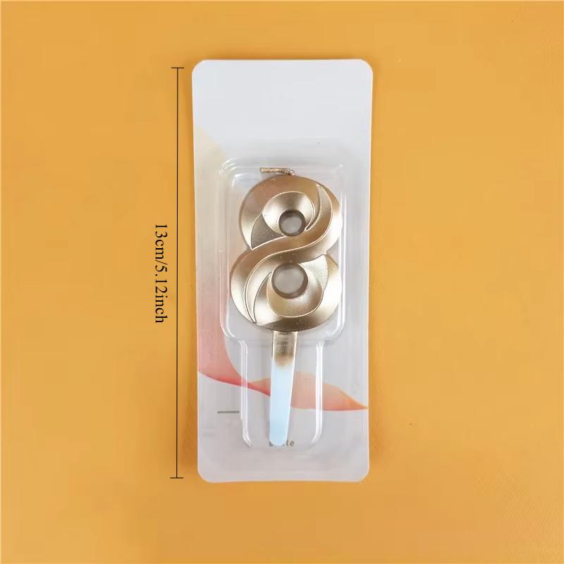 Birthday Candles Cake Decorating Candle 3D Number Glitter Digital Candle Cake Topper Birthday Party Wedding Cake Decor