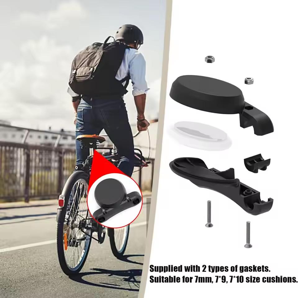 For AirTag Bike Holder Bracket Protective Case Hidden Bicycle Locator Mount Shell Bike Tracker Accessory for Airtag Saddle Mount