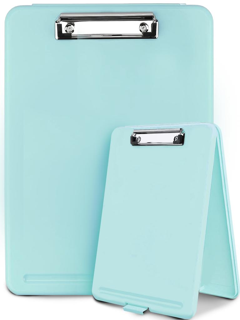 A4 PP Multifunction Storage Box & File Board 2 for 1, Clipboard Case, Suitable for School, Utility, Office, Medical Personnel