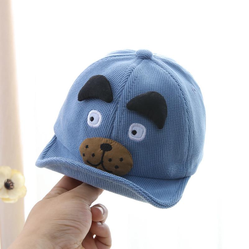 Childrens Cartoon Style Baseball Hat With Embroidered Animal Details For Fall