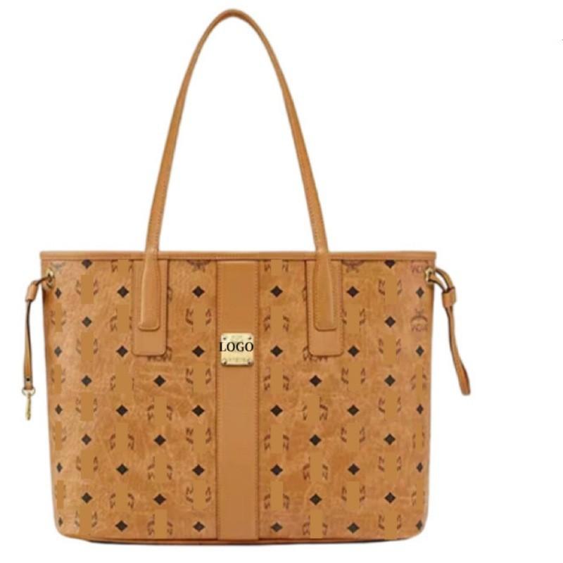 Hochwertige bedruckte Mutter und Kind Tragetasche Damen Umhängetasche Handtasche Mode Vielseitig Klassisch Einkaufstasche Damen