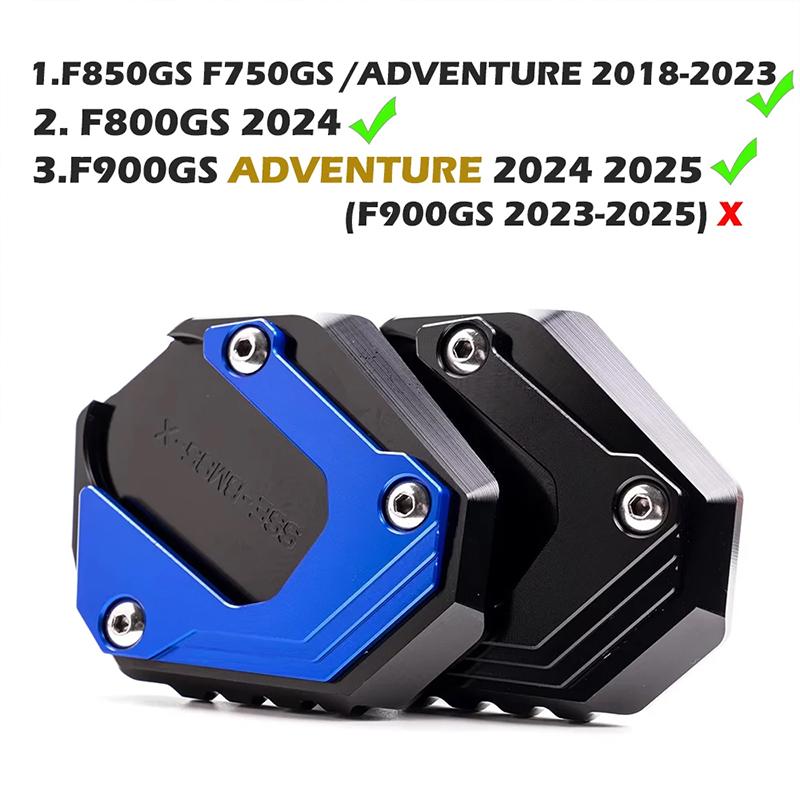 Motorcycles Side Stand Foot Enlarged Pad Kickstand Extension For BMW F750GS F850GS F900GS Adventure F850 F750 GSA F 900GS ADV