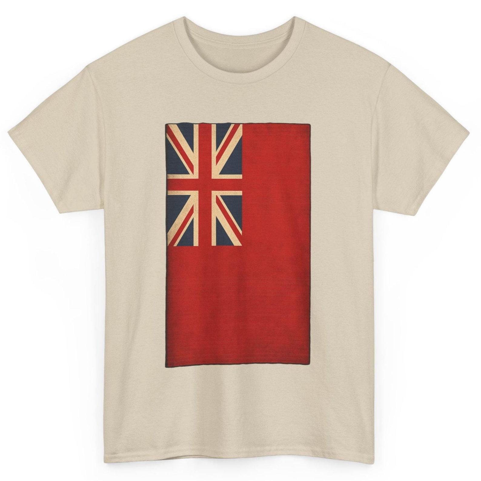 Red Ensign British Flag T-Shirt: Maritime Heritage Graphic Tee 2XL