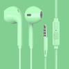 Macaron 3.5mm Wired In-Ear Headphones with Microphone & Heavy Bass