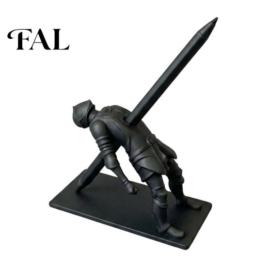 Ninja Pen Holder Unique Holder, 3D Printed Plastic Pencil Organizer, Funny Stand for Desk Creative Office Stationery Storage Stand, Pens Markers