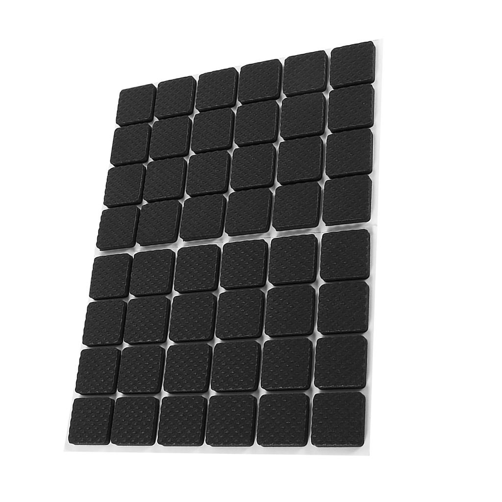 Self Adhesive Rubber Floor Pads 48 Pack Black Non Slip Self Adhesive Floor Protector Furniture Sofa Table Chair Rubber Feet