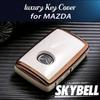 SKYBELL Key Case, Mazda Key Cover, CX-5, CX-8, CX-30, and Other Mazda, Smart Key, TPU Full Cover, Car Skybell, White