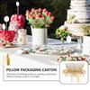 50 Pcs Candy Box Pillow Shape Container Storage Gift Boxes Paper Case Customized