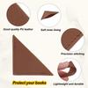 6/12/18Pcs Leather Bookmarks Corner Bookmarks Page Markers Mini-portable Gift Heart Bookmark Page Folder Corner Protective Cover