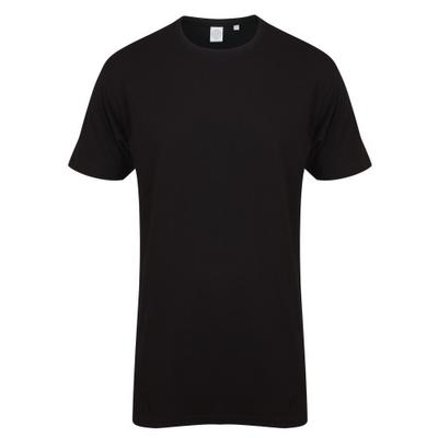 Skinnifit Mens Longline Dipped Hem T-Shirt