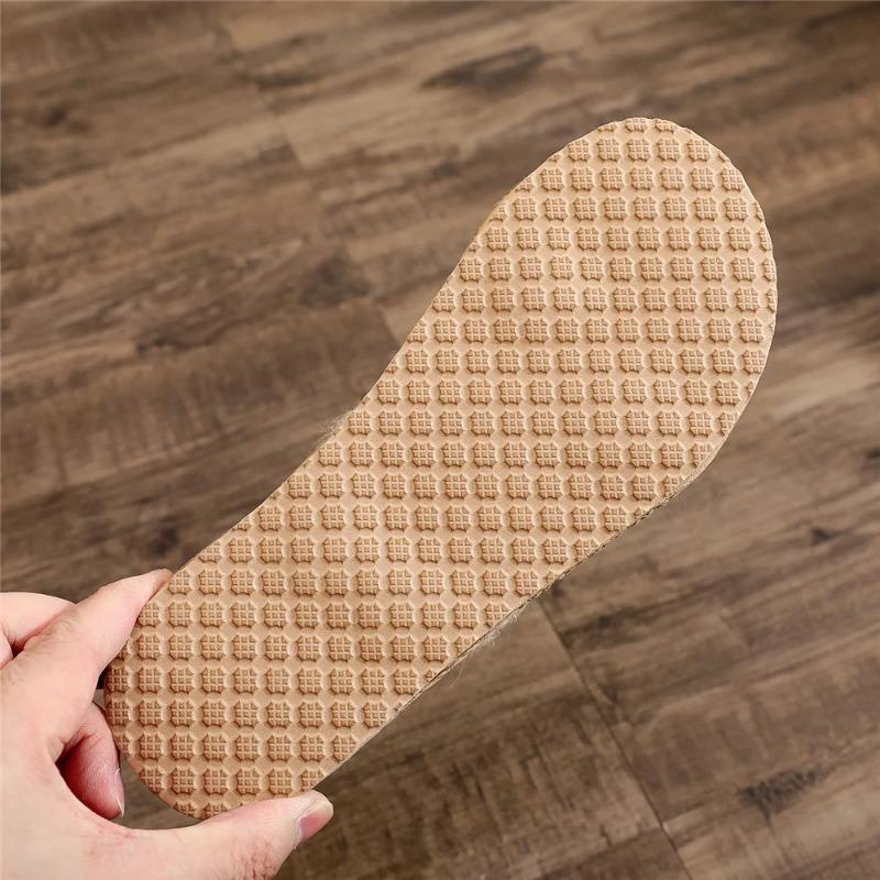 Summer Imitation Straw Women's Sandals Flip Flops Fashion Beach Flat Heeled Comfortable Outdoor Beach Women's Slippers