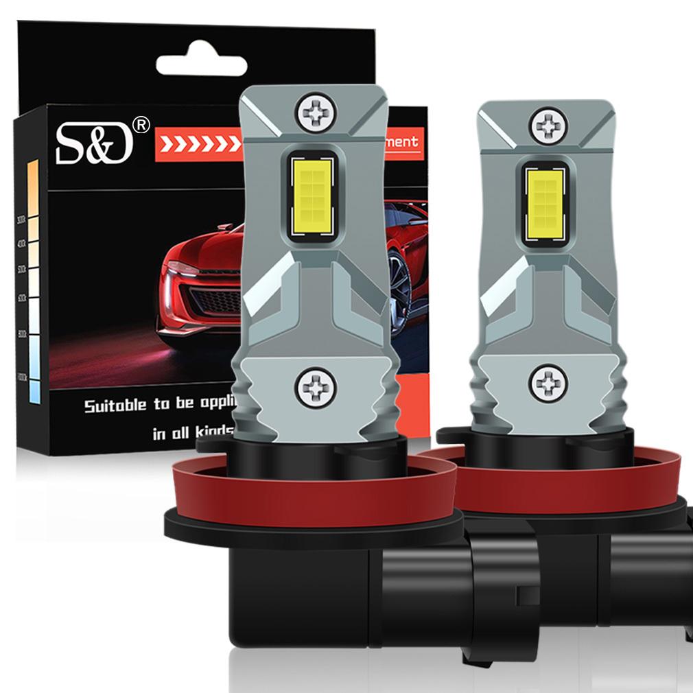 2st 15000LM H7 H4 LED Strålkastarlampor H11 H8 H1 Canbus Bil Dimljus 35W Fläktlös LED-lampa Auto Körljus 12V 6500K Plug&Play