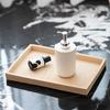 Hotel Bathroom Shower Gel Tray Bathroom Aromatherapy Candle B&B Cave Stone High Sense Luxury Perfume Bathroom Decoration