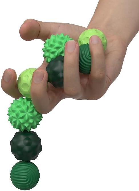 Silicone 8Pcs Magnetic Sensory Balls Fidget Toys Stress Easing Finger Toys For Anxiety Easing Easter Basket Stuffers