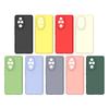 Suitable for Honor 500pro Imitation Raw Liquid Silicone Mobile Phone Case Tpu Honor X60 Solid Color Flocking Protective Case