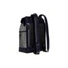 COACH League 27 classic old flower embossed logo flip closure large capacity fabric with cow leather backpack backpack large size men's blue and gray