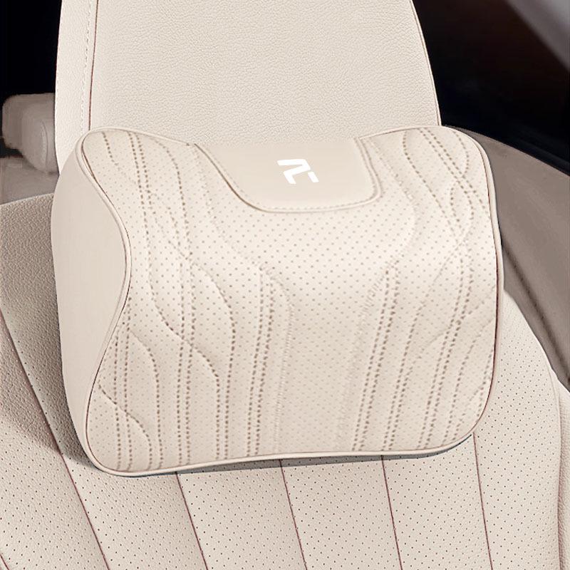 Feifan Car Headrest with Lumbar Support: Memory Foam Neck and Seat Cushion