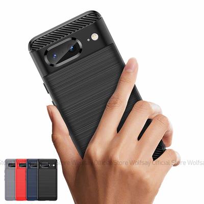 Google Pixel 8 Kılıfı Google Pixel 6A 7A 8A 6 7 8 Pro Kapak Lüks Darbeye Dayanıklı Silikon TPU Koruyucu Telefon Arka Kapağı Pixel 8