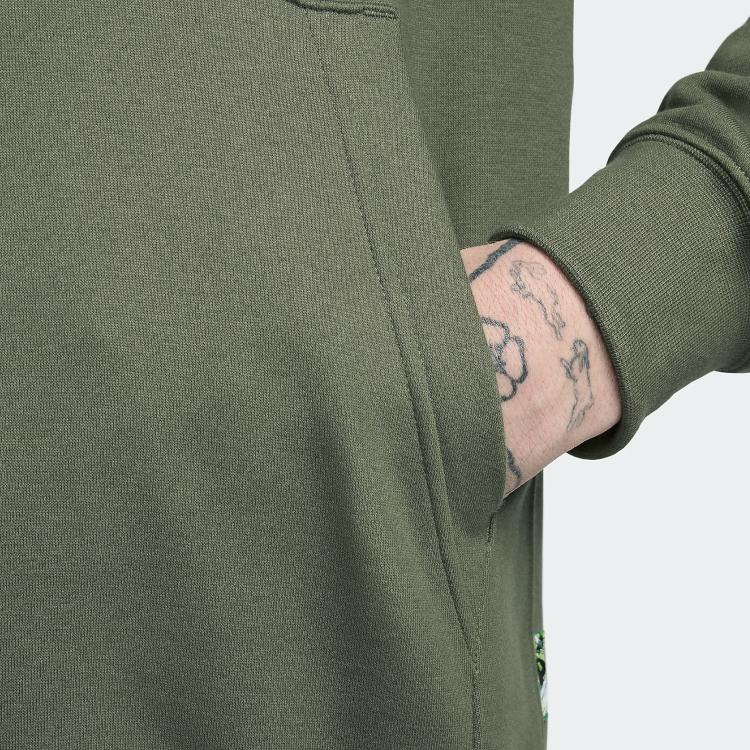 Nike SB Pattern Pullover Hoodie Unisex hoodies Olive-Green FZ4099222