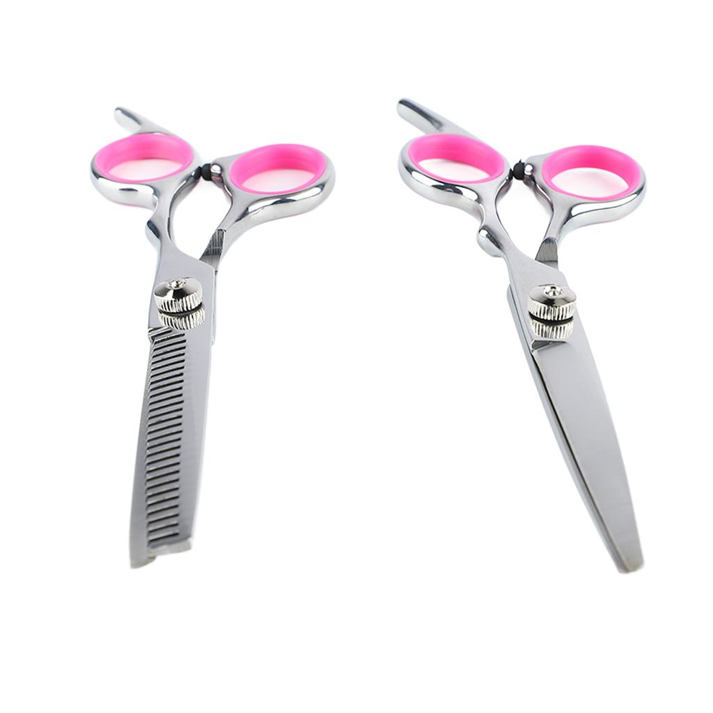 Household Barber Scissors Set Stainless Steel Texturing Shear Straight Hair Cutting Scissors for Beauty Salon