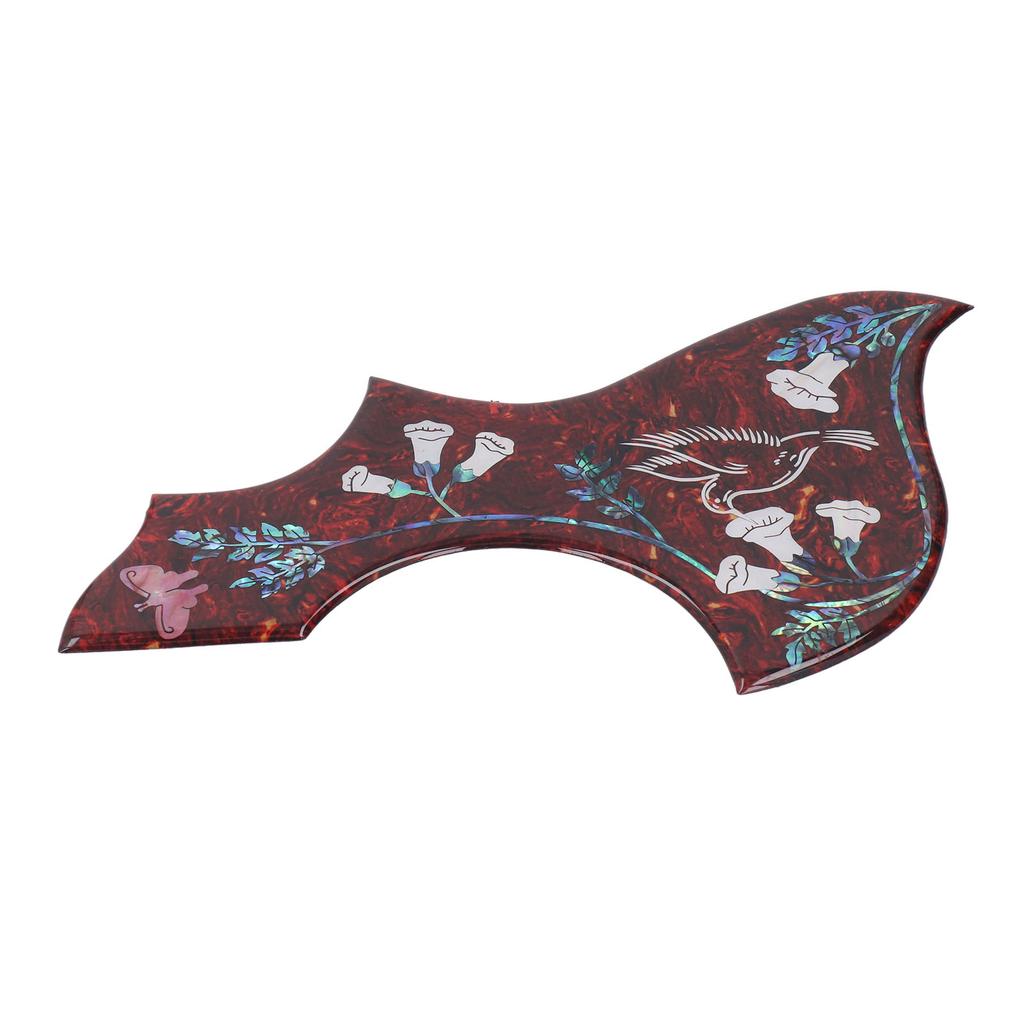 Hummingbird Pickguard Akustisk gitar erstatning Selvklebende rygg Ripesikker 2 mm tykk