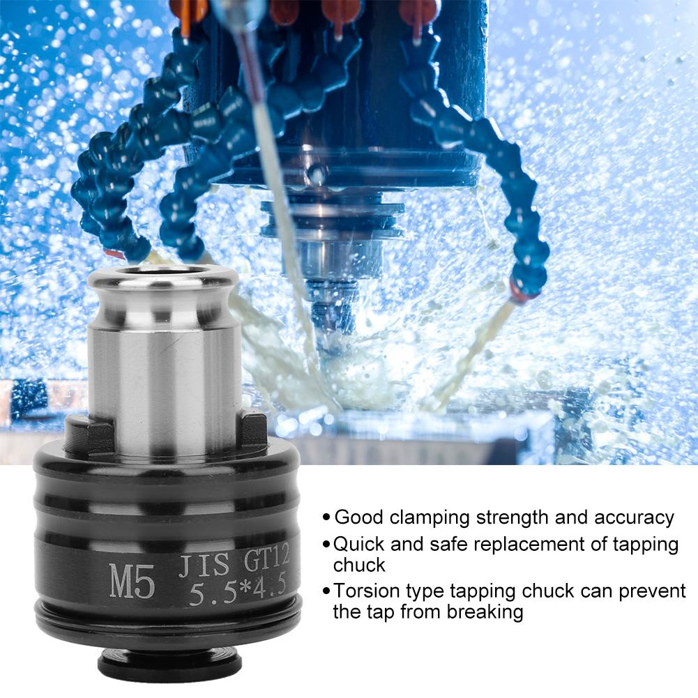 JIS GT12 Tapping Chuck Tap Collet CNC Tools for Tapping Machine Milling Machine(M5 )