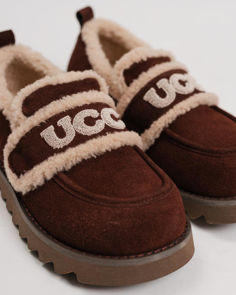 Loafers with Fur Lola Andy 16500 36 Brown Suede Fur