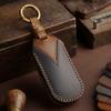 Leather Car Fob Key Case Cover Protector for Bmw Mini Countryman Cooper One 2023 2024 Remote Accessories Holder Shell Keychain
