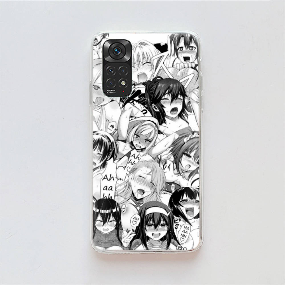 DT16 Girl Comics Case for Samsung A04 A14 A23 A34 A54 M23 M33 M52 M53 Realme 10 9 C30S C35 C55 VIVO Y02S Y21 Y33S Y51 X80 Pro Clear Cover