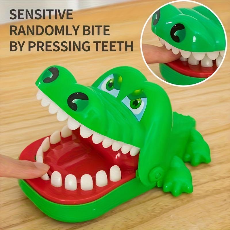 Brinquedo Interativo de Morder o Dedo Crocodilo – Jogo de Festa para 3+ Jogadores, Divertido Jogo de Puxar, Presente Perfeito para Festa