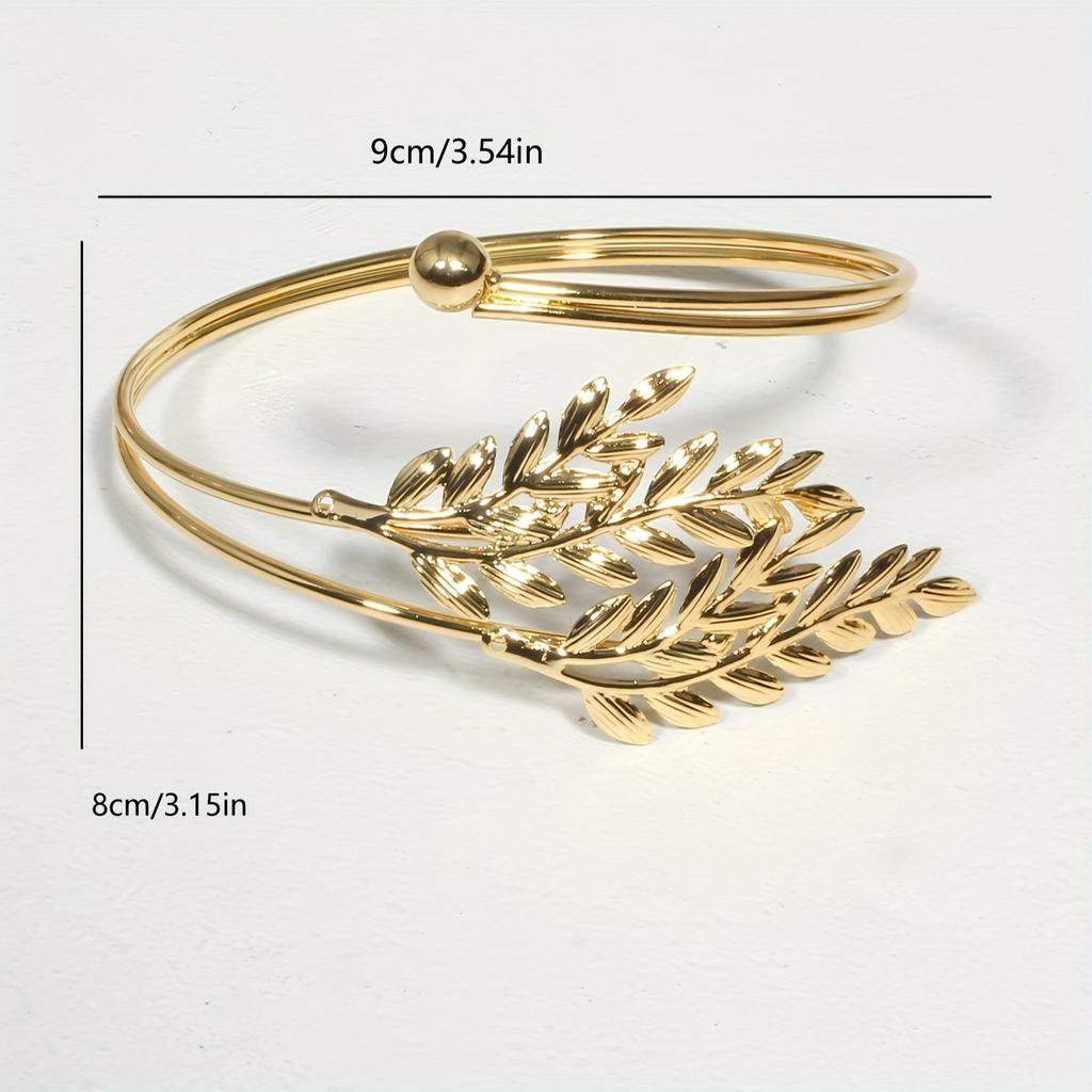 2 st Gyllene Legering Gardinbindare Elegant Bladdesign för Sovrum, Vardagsrum och Matsal Dekor, Lyxig Heminredning