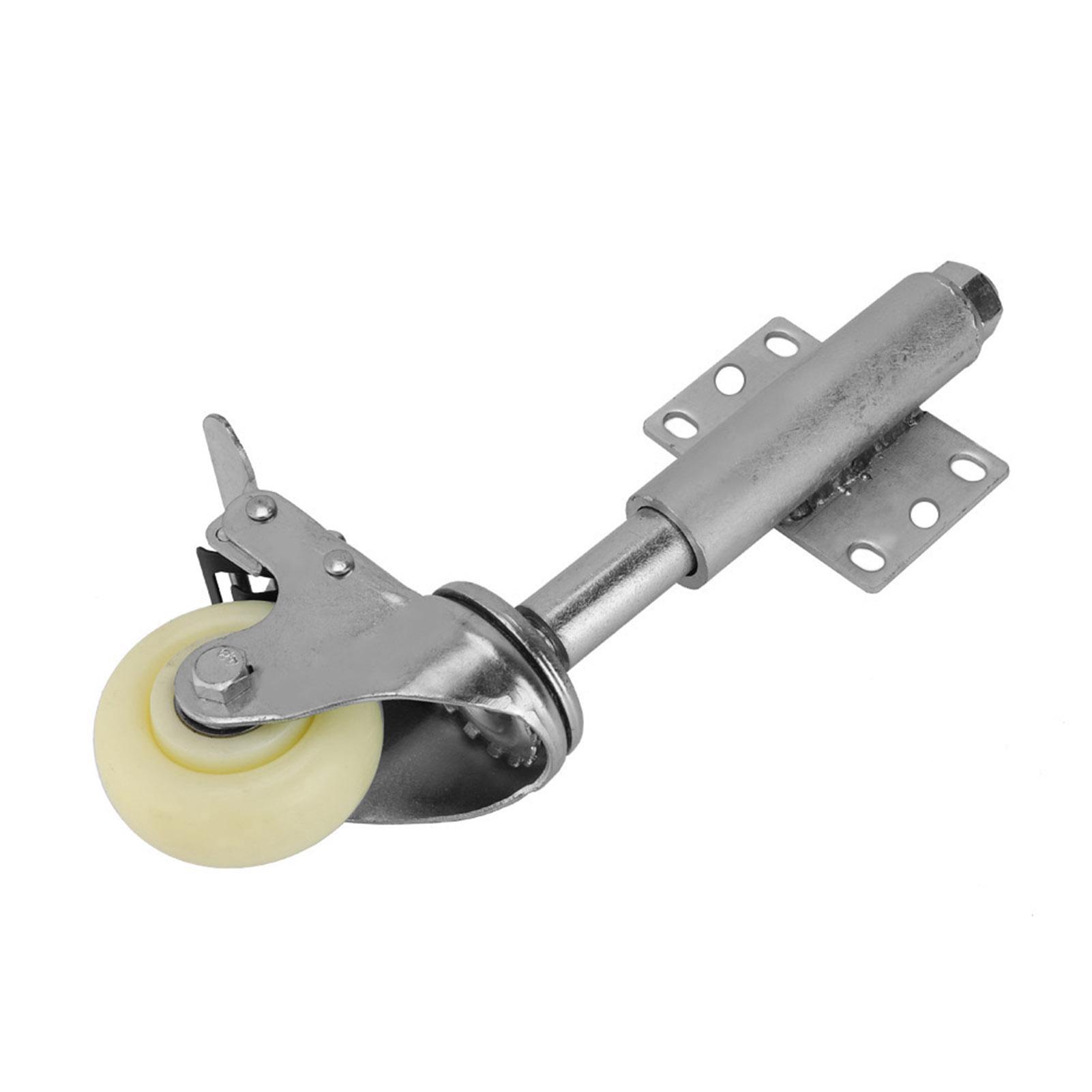 

3 Nylon Gate Wheel Spring Loaded Swivel Caster with Brake 110lbs Load Capacity