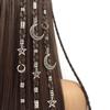 45Pcs/Set Metal Cutout Dreadlock Hair Rings Boho Hair Braid Accessories  For Girls Women