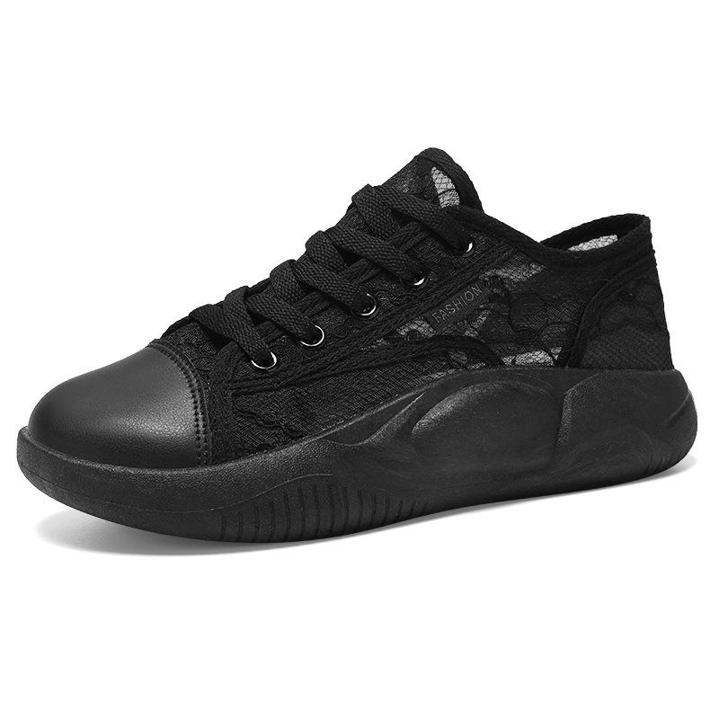 

2025 Douyin live broadcast high-quality entity hollow big eye mesh flower sports large size women s shoes outdoor running shoes 34