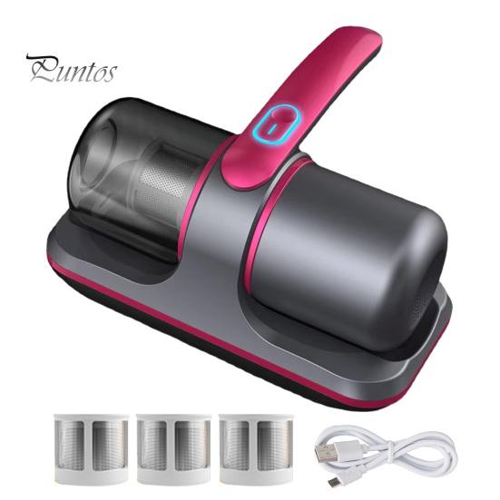

Ручной пылесос для глубокой очистки, УФ-пылесос с мощным всасыванием, беспроводным аккумулятором и низким уровнем шума, для удаления клещей 1 Set красный